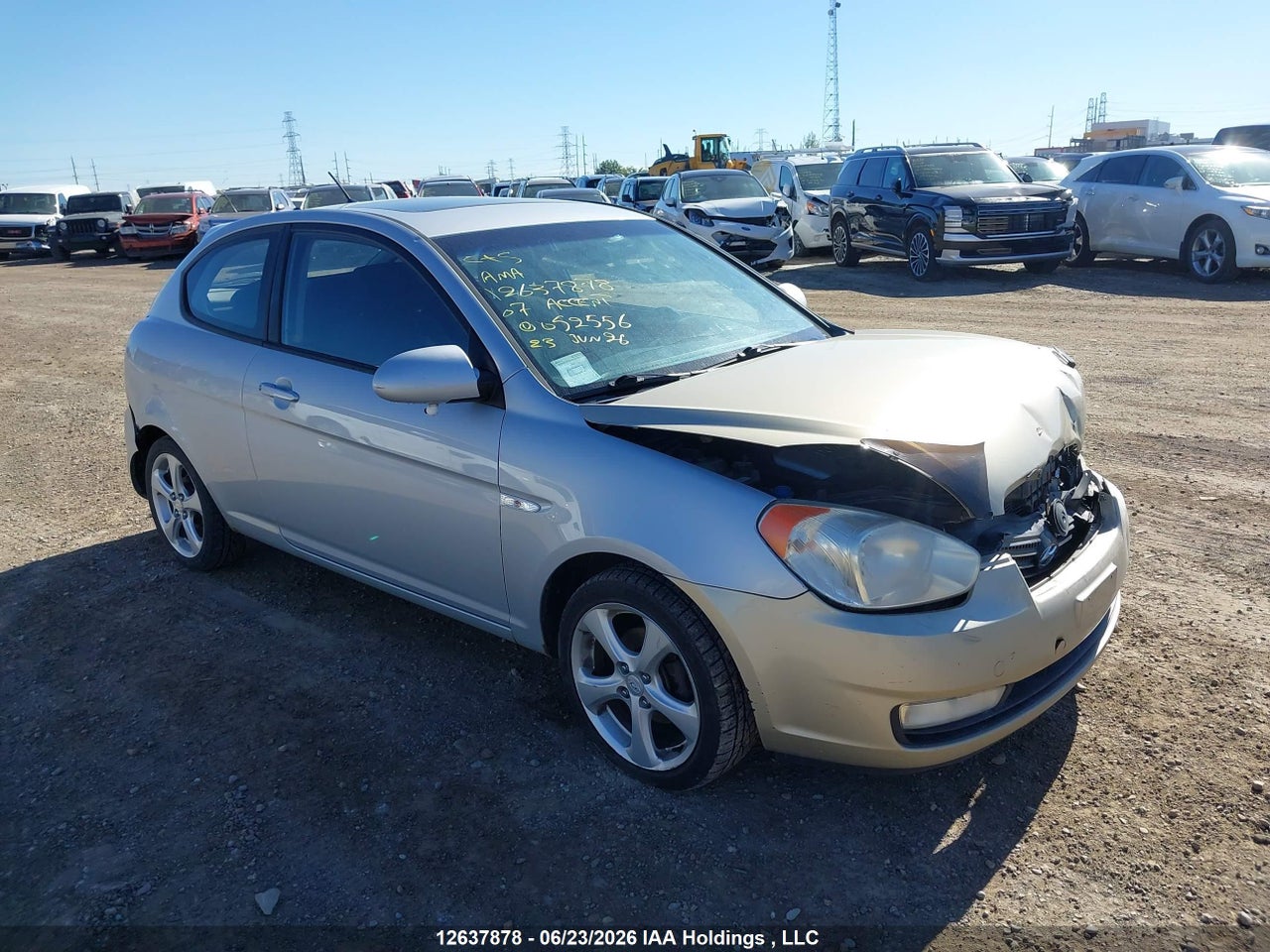 KMHCN35C67U052556 · 2007 HYUNDAI ACCENT GS/SR