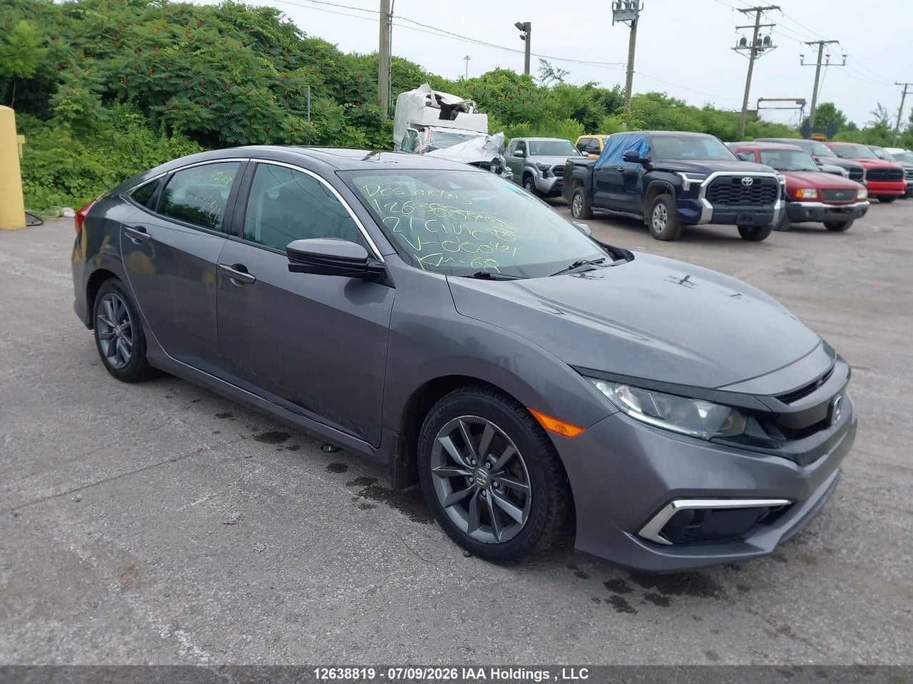 2HGFC2F75MH000421 · 2021 HONDA CIVIC EX
