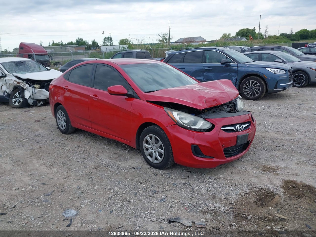 KMHCT4AE6CU055339 · 2012 HYUNDAI ACCENT GLS/GS