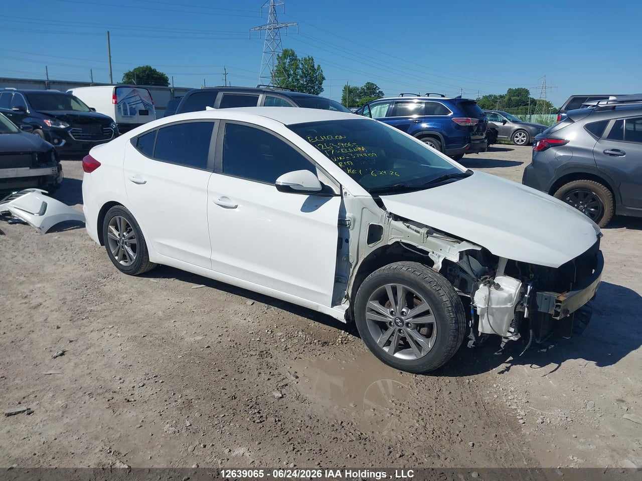 KMHD84LF3HU374409 · 2017 HYUNDAI ELANTRA GL