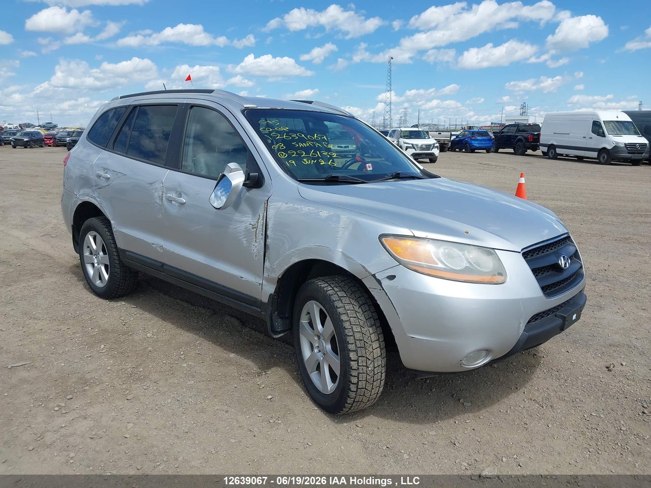 5NMSG73E58H226132 · 2008 HYUNDAI SANTA FE GL