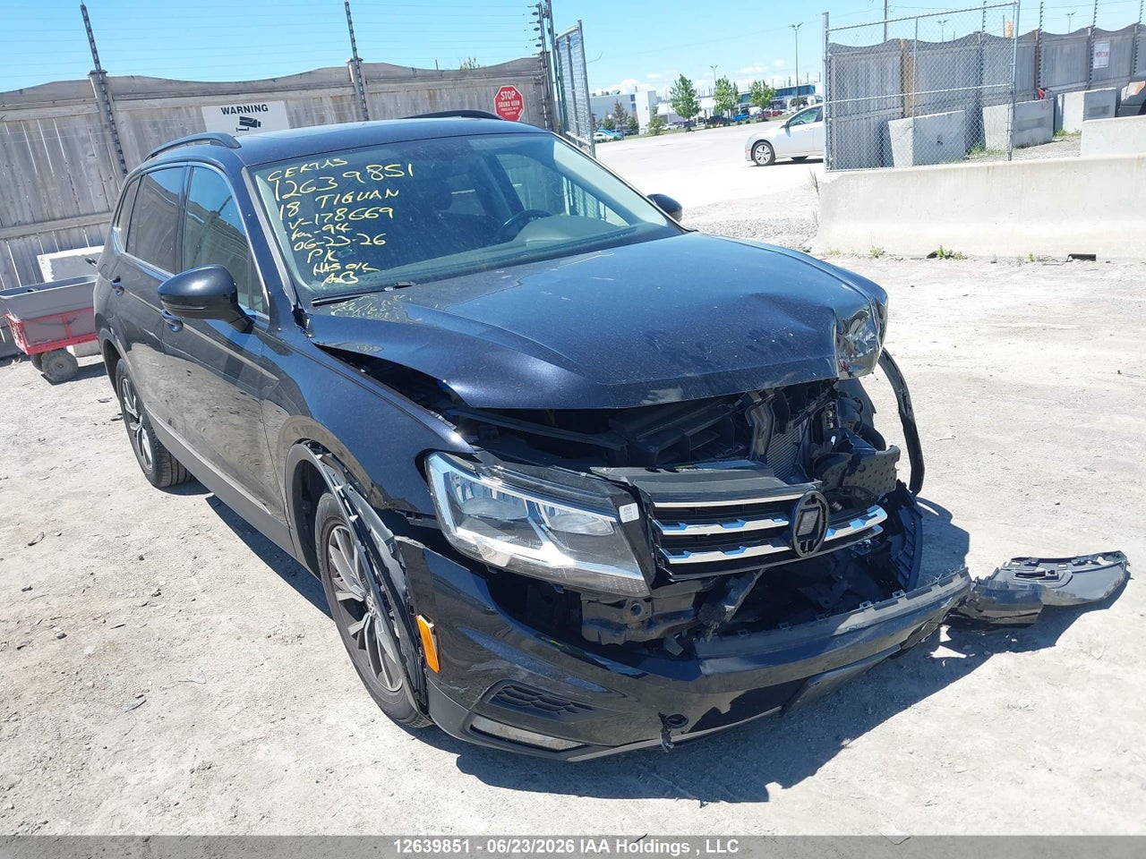 3VV2B7AX5JM178669 · 2018 VOLKSWAGEN TIGUAN SE/SEL · 1/12