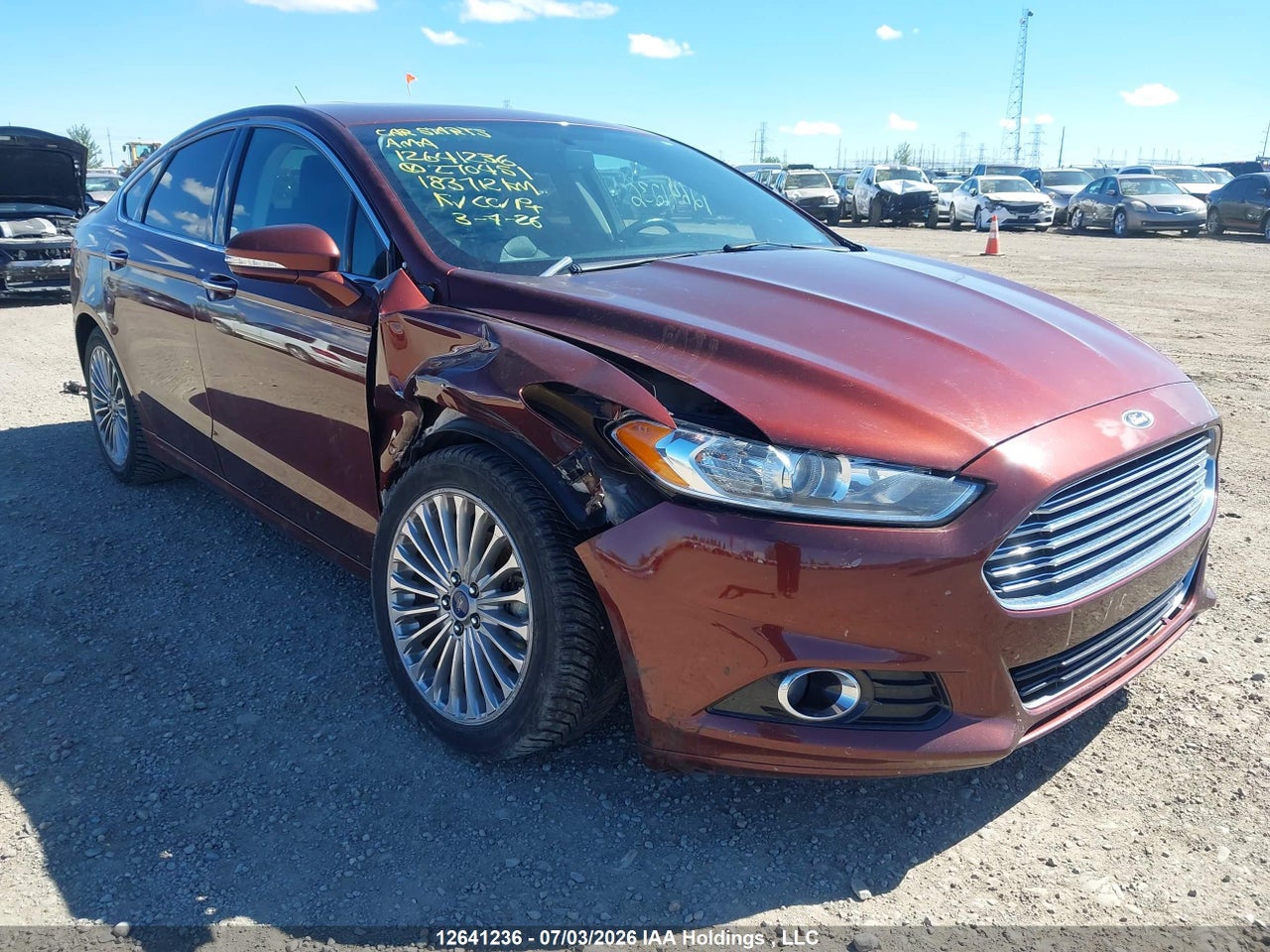 3FA6P0D93FR270451 · 2015 FORD FUSION TITANIUM