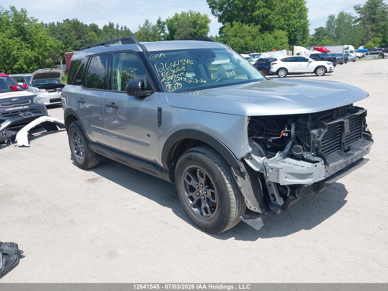 3FMCR9B62PRE03668 · 2023 FORD BRONCO SPORT BIG BEND