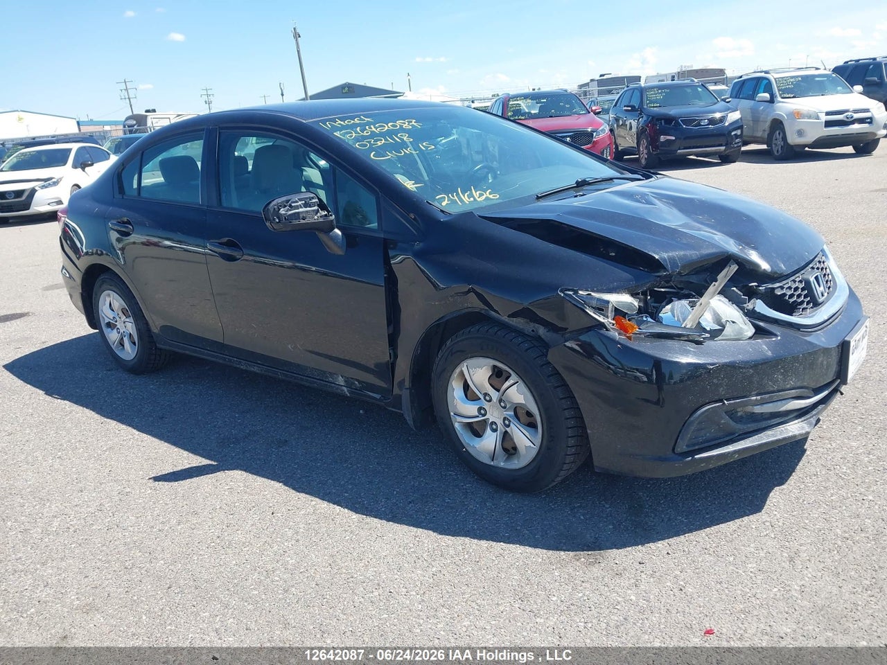 2HGFB2E43FH032118 · 2015 HONDA CIVIC LX · 1/12