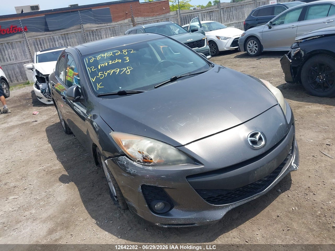 JM1BL1W50C1549978 · 2012 MAZDA MAZDA3