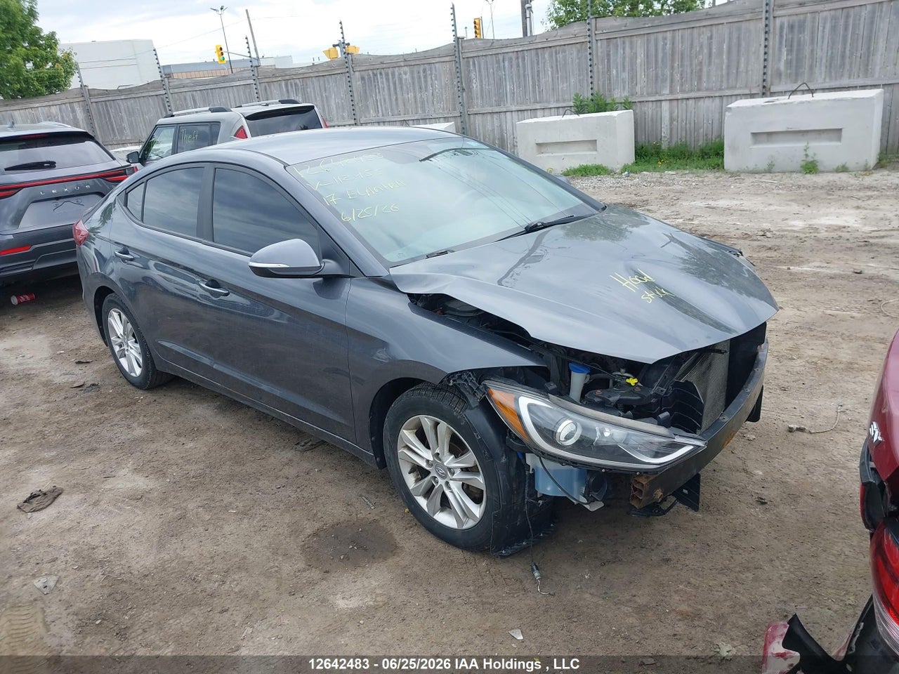 KMHD84LF5HU112455 · 2017 HYUNDAI ELANTRA GL