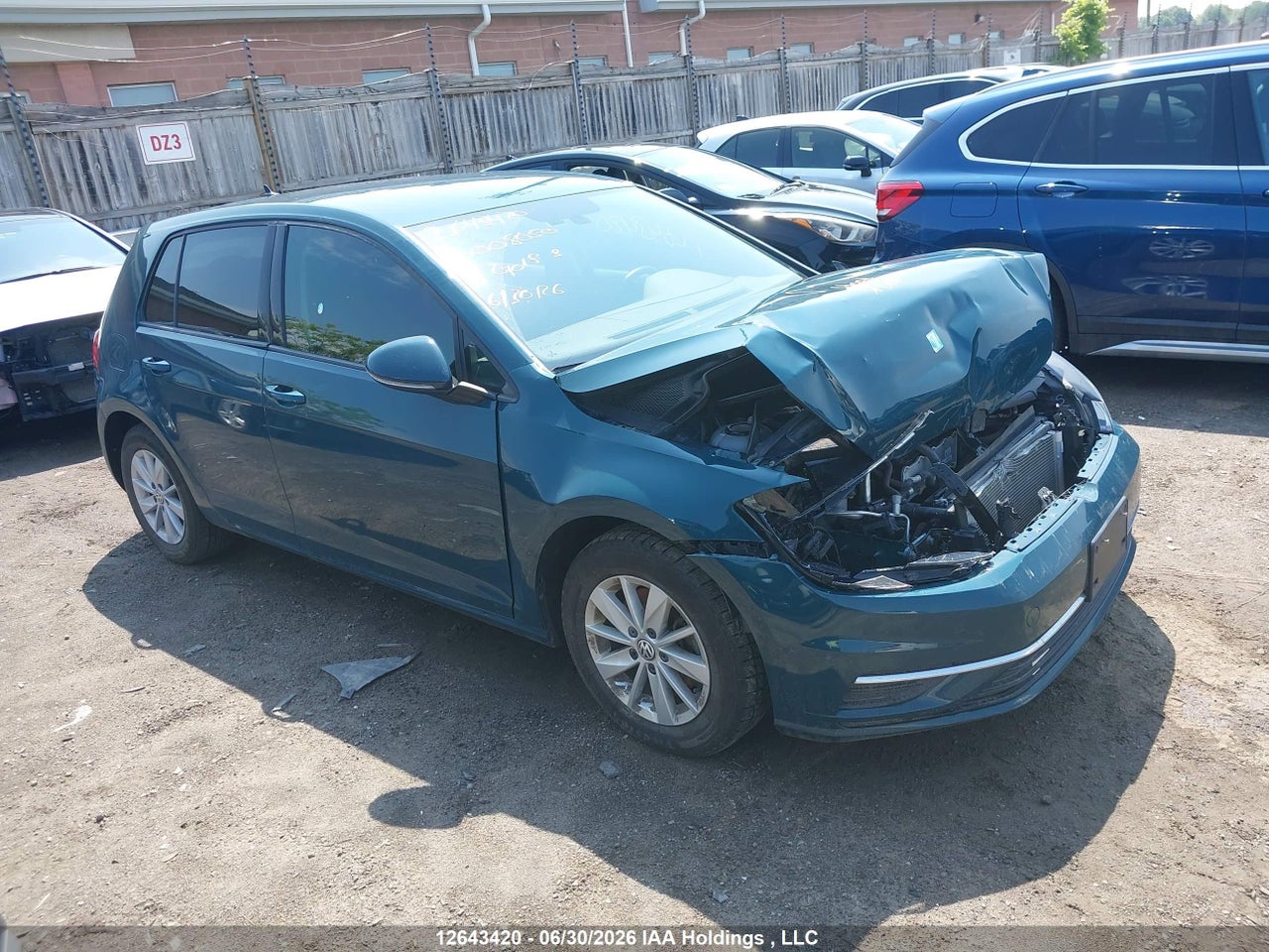 3VWG57AUXKM008050 · 2019 VOLKSWAGEN GOLF S/SE