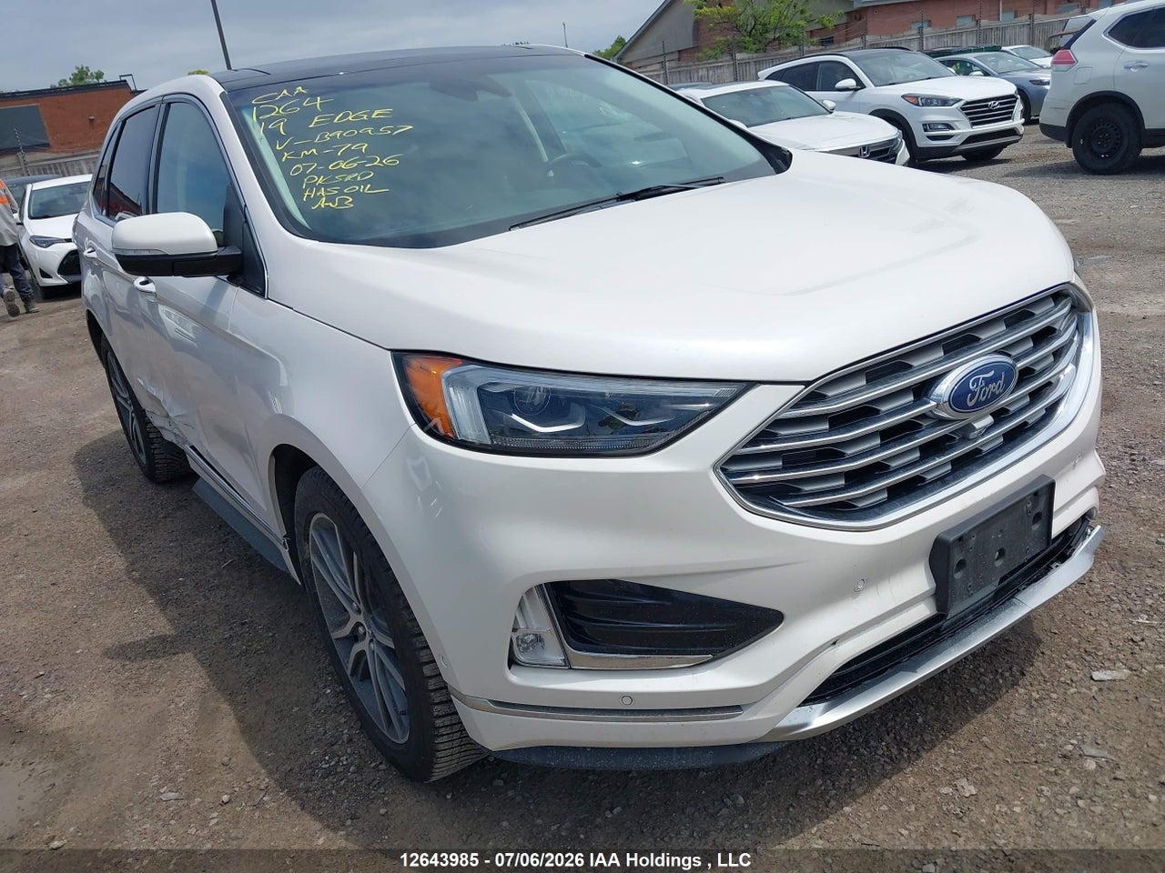 2FMPK4K92KBB90957 · 2019 FORD EDGE TITANIUM