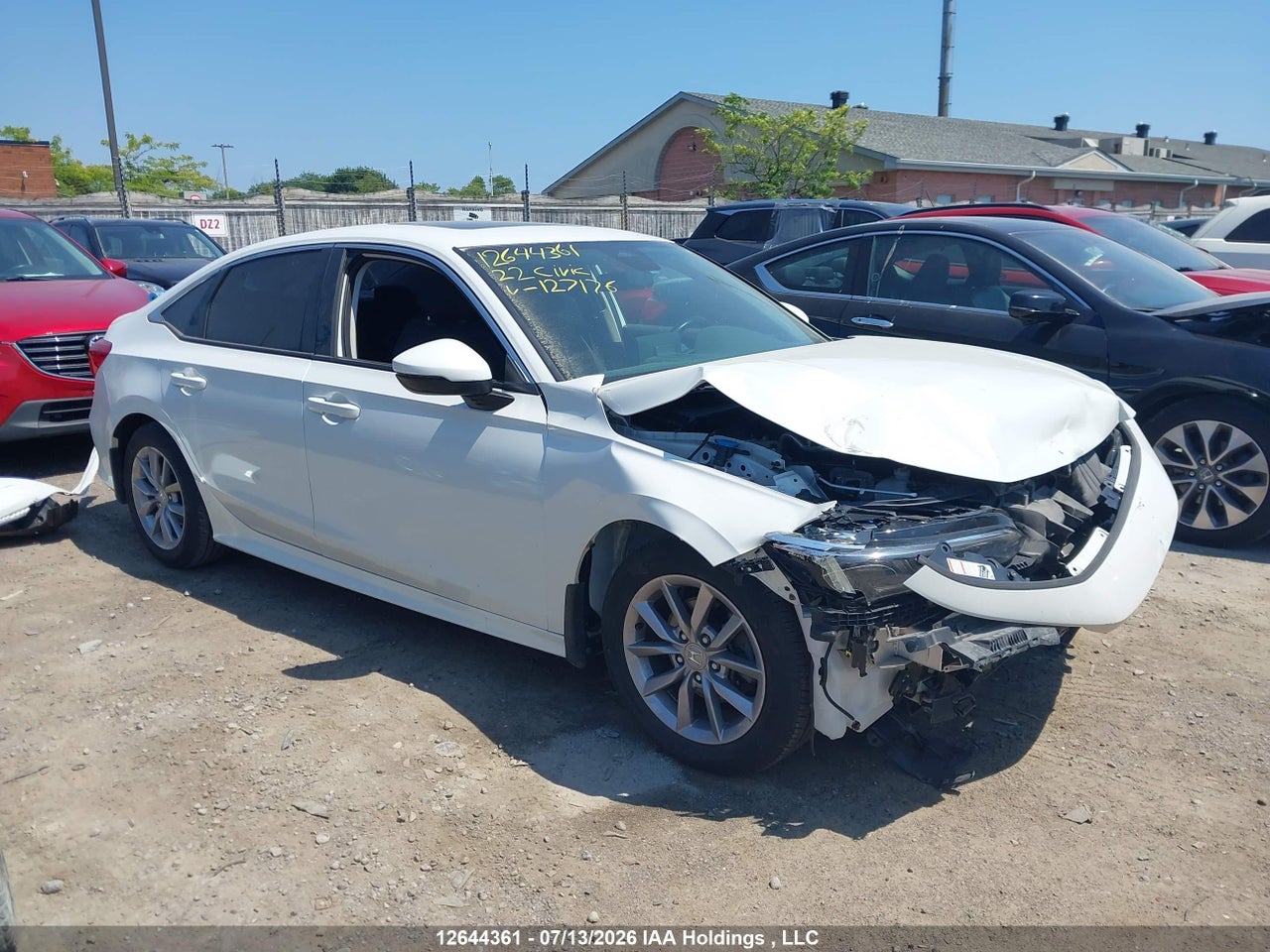 2HGFE2F35NH127176 · 2022 HONDA CIVIC EX 4DR