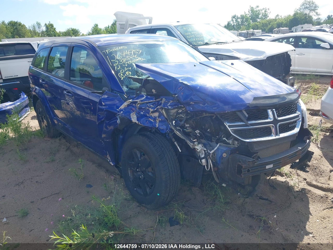 3C4PDCAB4CT238526 · 2012 DODGE JOURNEY SE