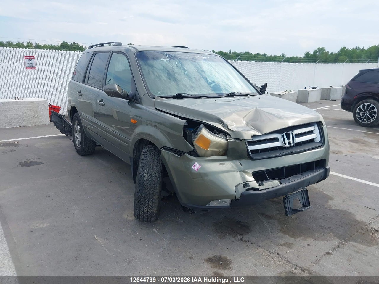 2HKYF18587H001174 · 2007 HONDA PILOT EX-L · 1/12