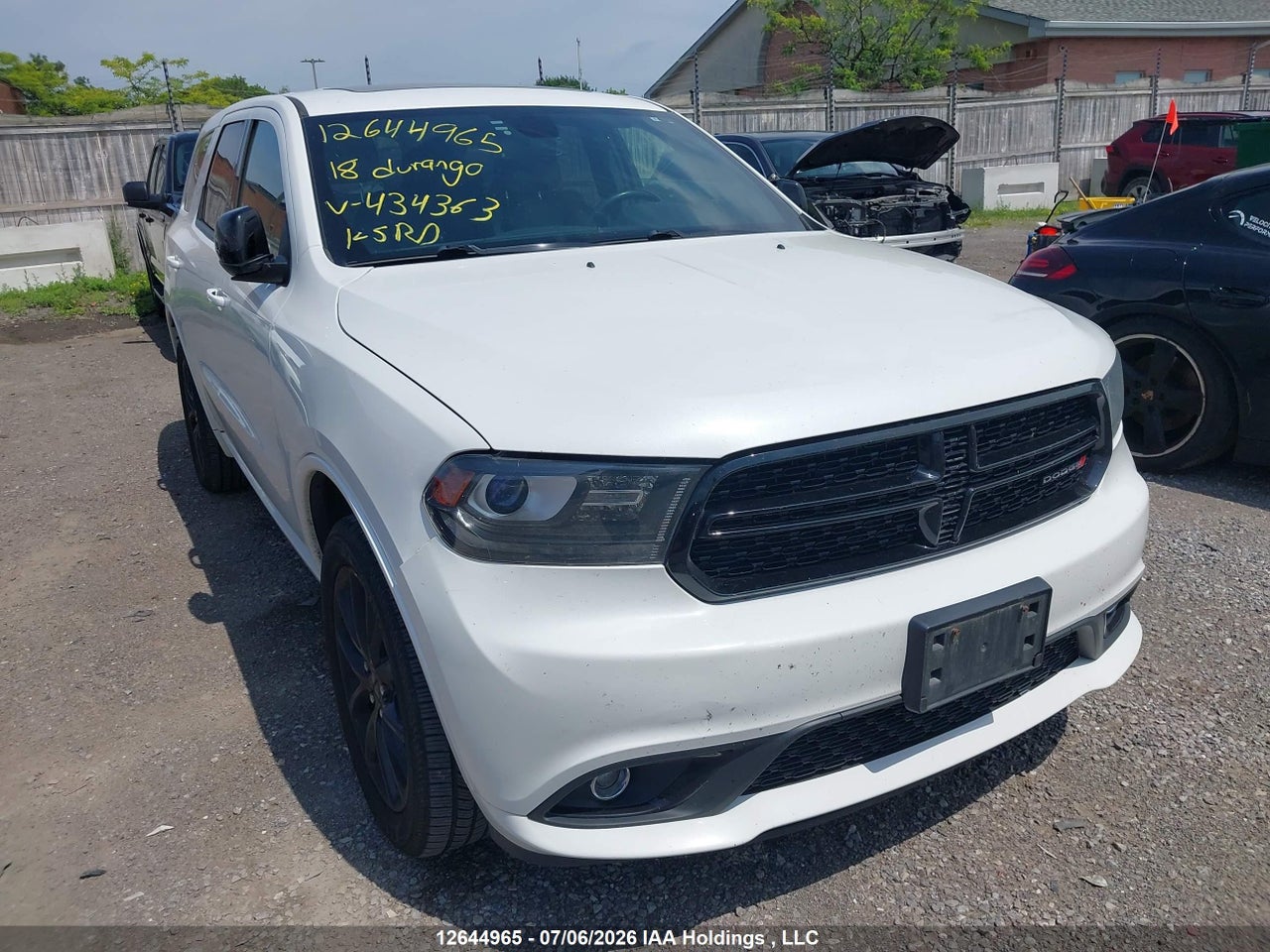 1C4RDJDG0JC434363 · 2018 DODGE DURANGO GT · 1/12