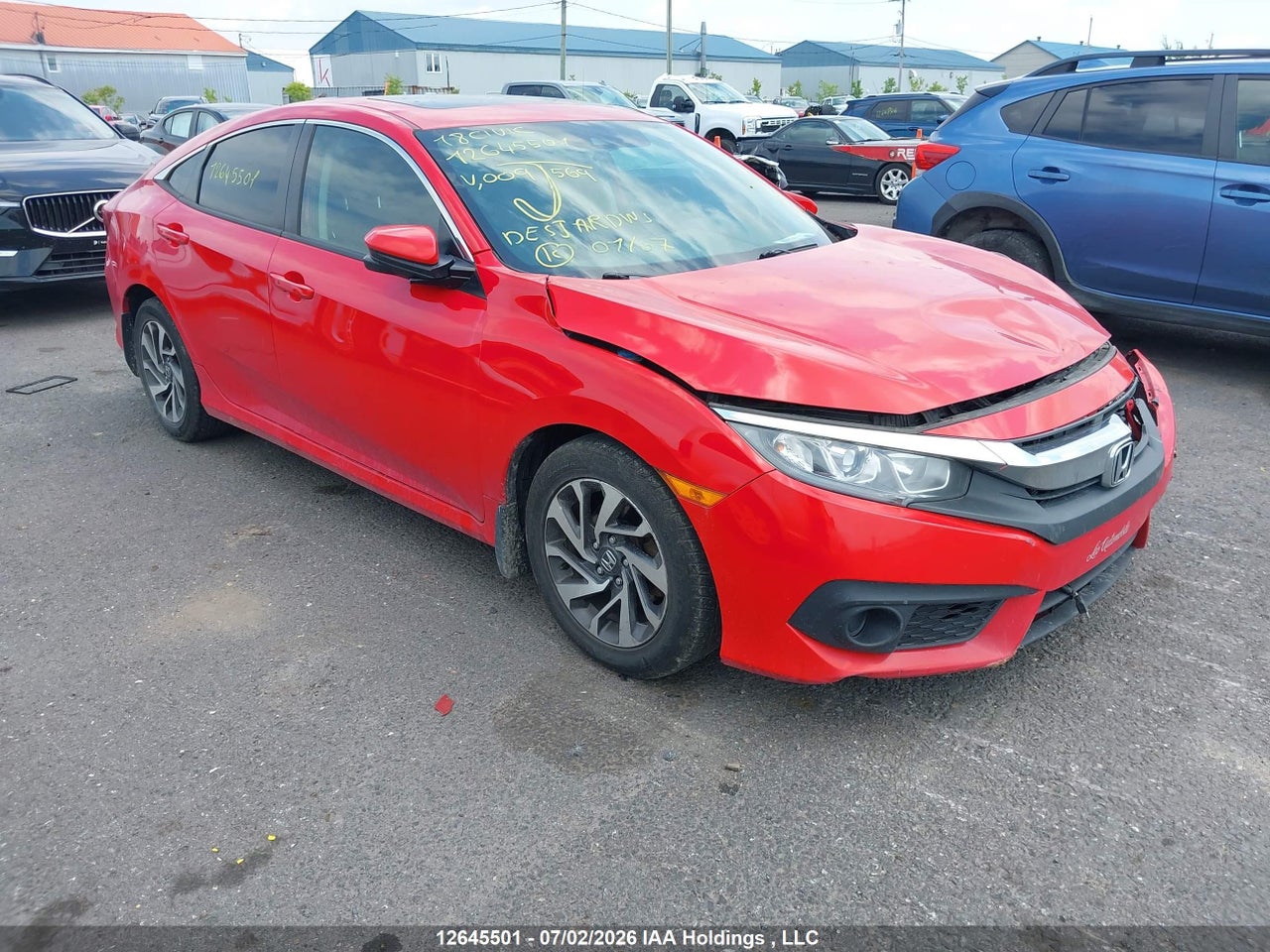 2HGFC2F8XJH009569 · 2018 HONDA CIVIC EX