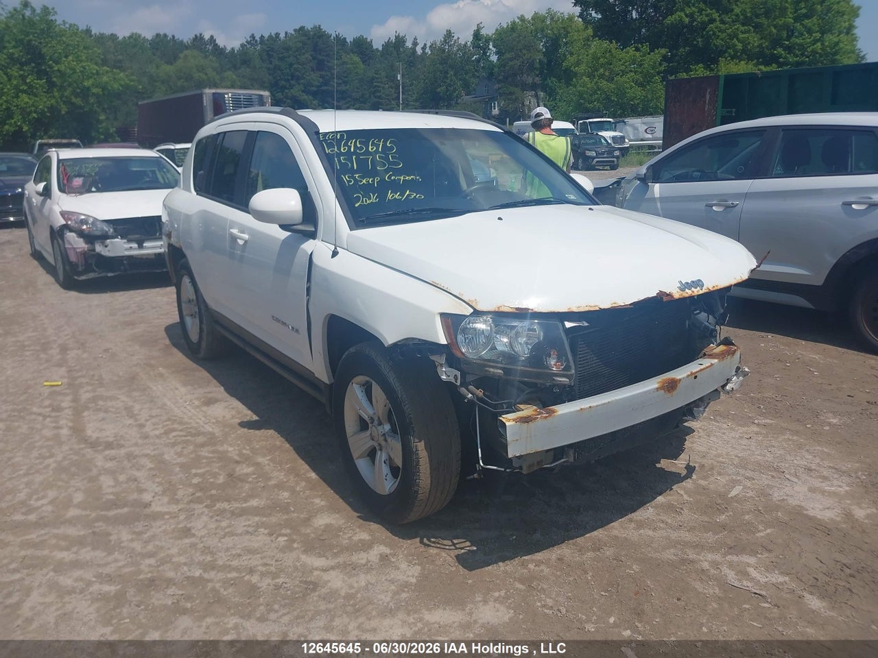 1C4NJDAB0FD151755 · 2015 JEEP COMPASS SPORT/NORTH