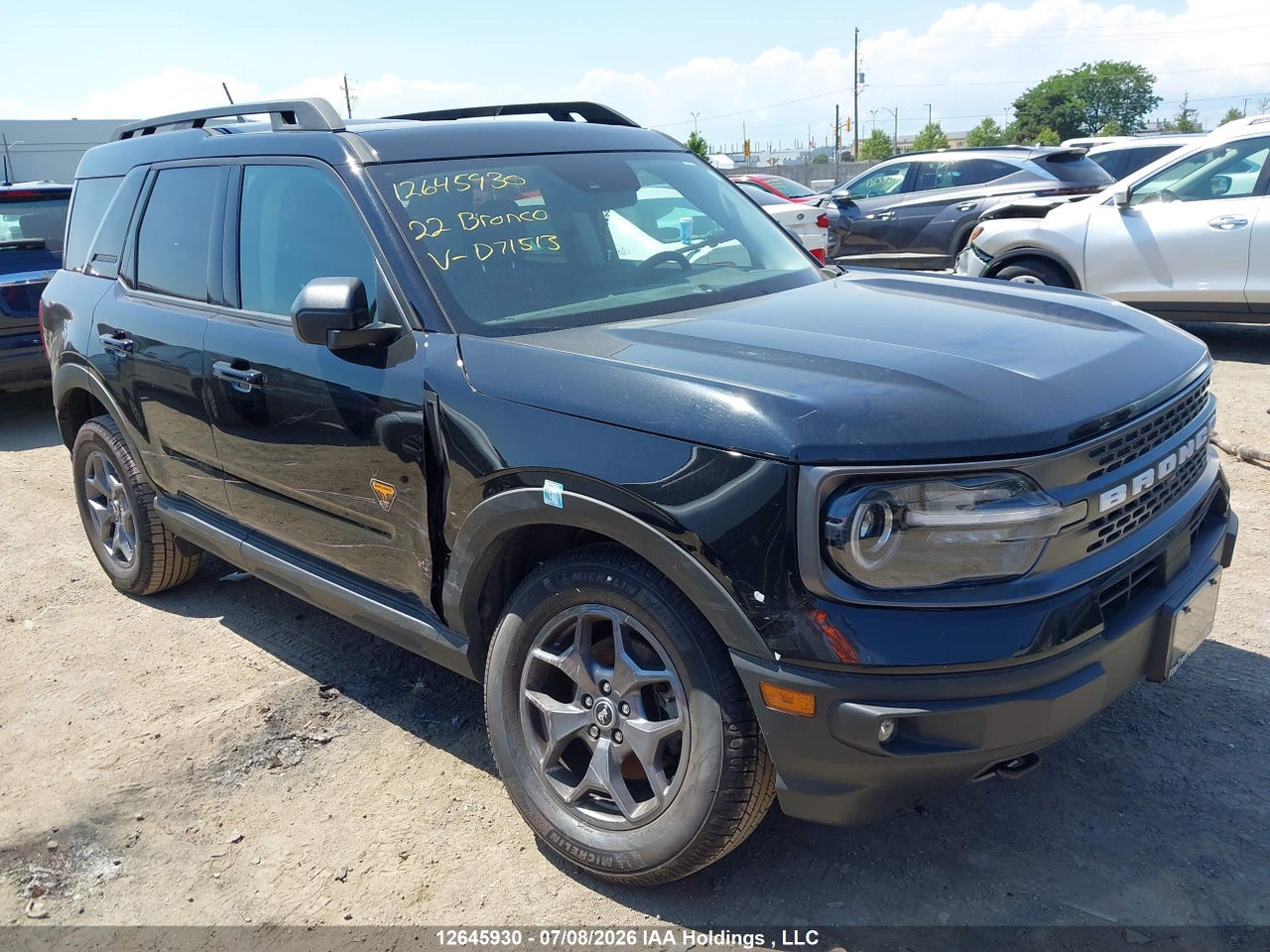 3FMCR9D93NRD71513 · 2022 FORD BRONCO SPORT BADLANDS