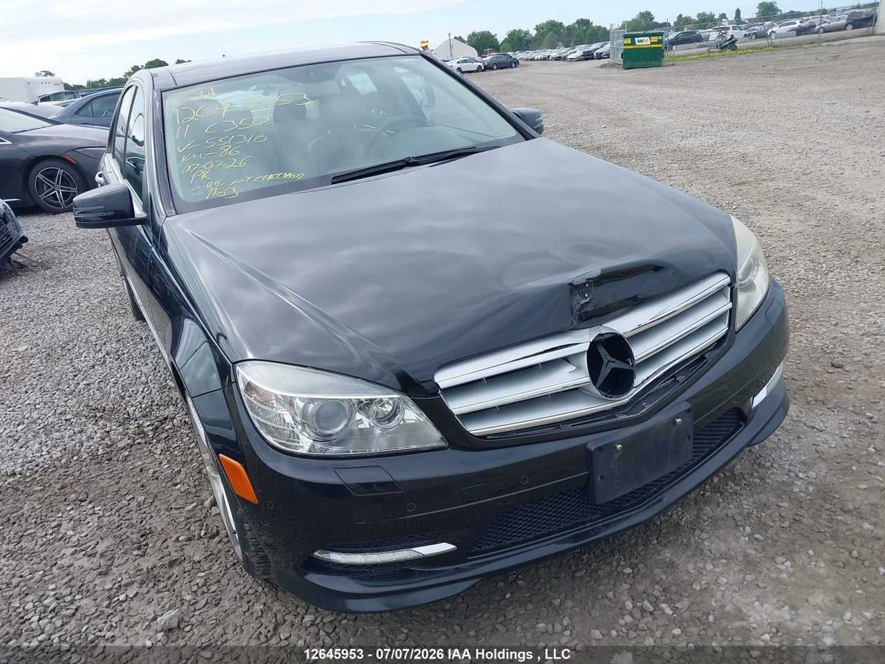 WDDGF8HB7BF551310 · 2011 MERCEDES BENZ C 350 4MATIC · 1/12