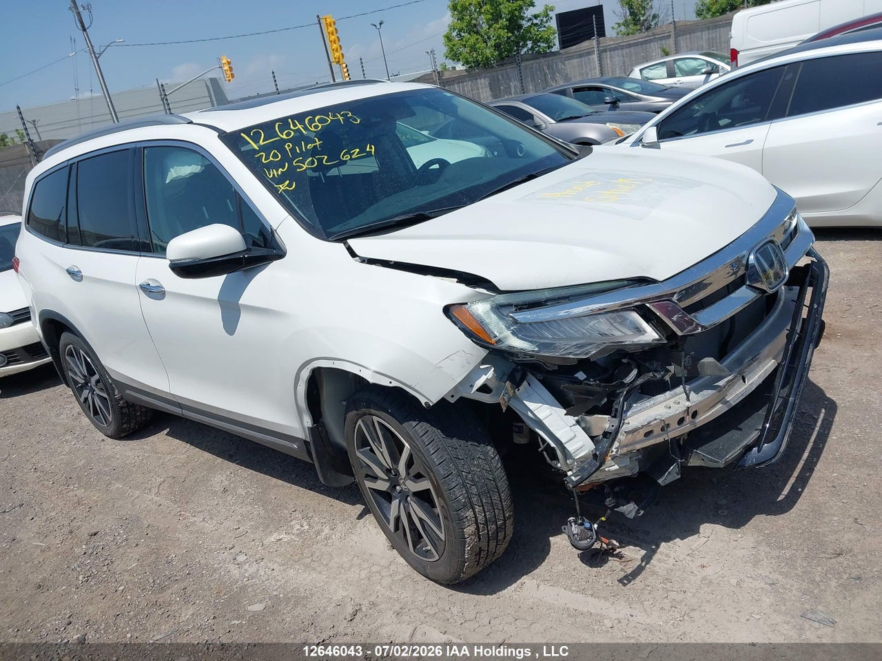 5FNYF6H98LB502624 · 2020 HONDA PILOT TOURING