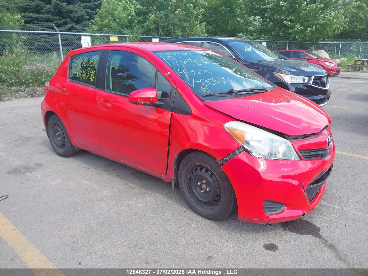 VNKKTUD32EA006340 · 2014 TOYOTA YARIS LE