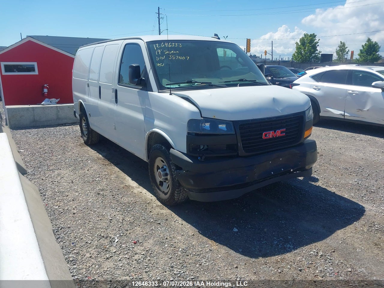 1GTW7AFP8K1357407 · 2019 GMC SAVANA G2500