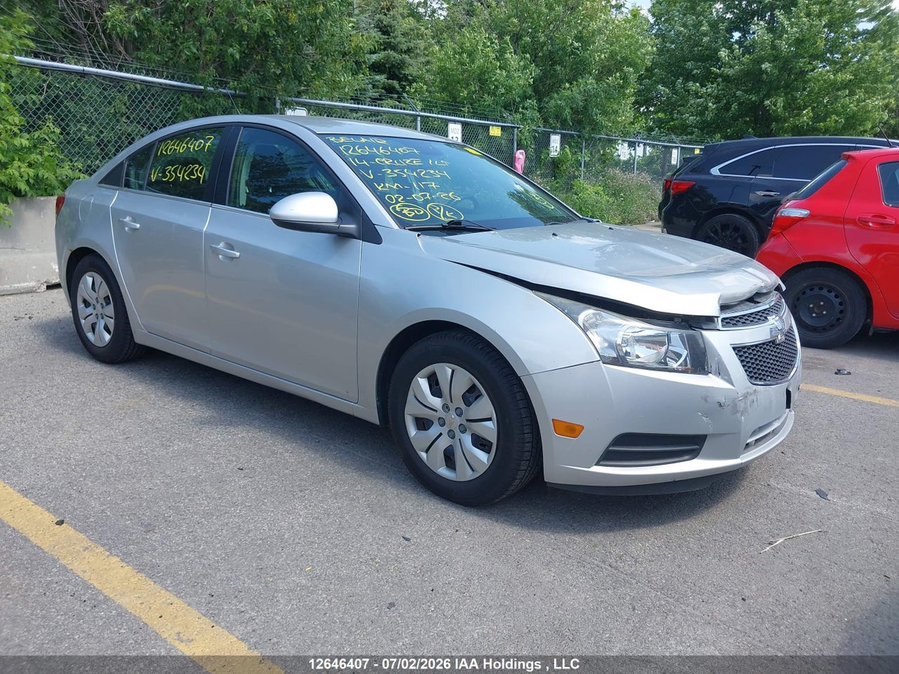 1G1PC5SB5E7354234 · 2014 CHEVROLET CRUZE 1LT · 1/12