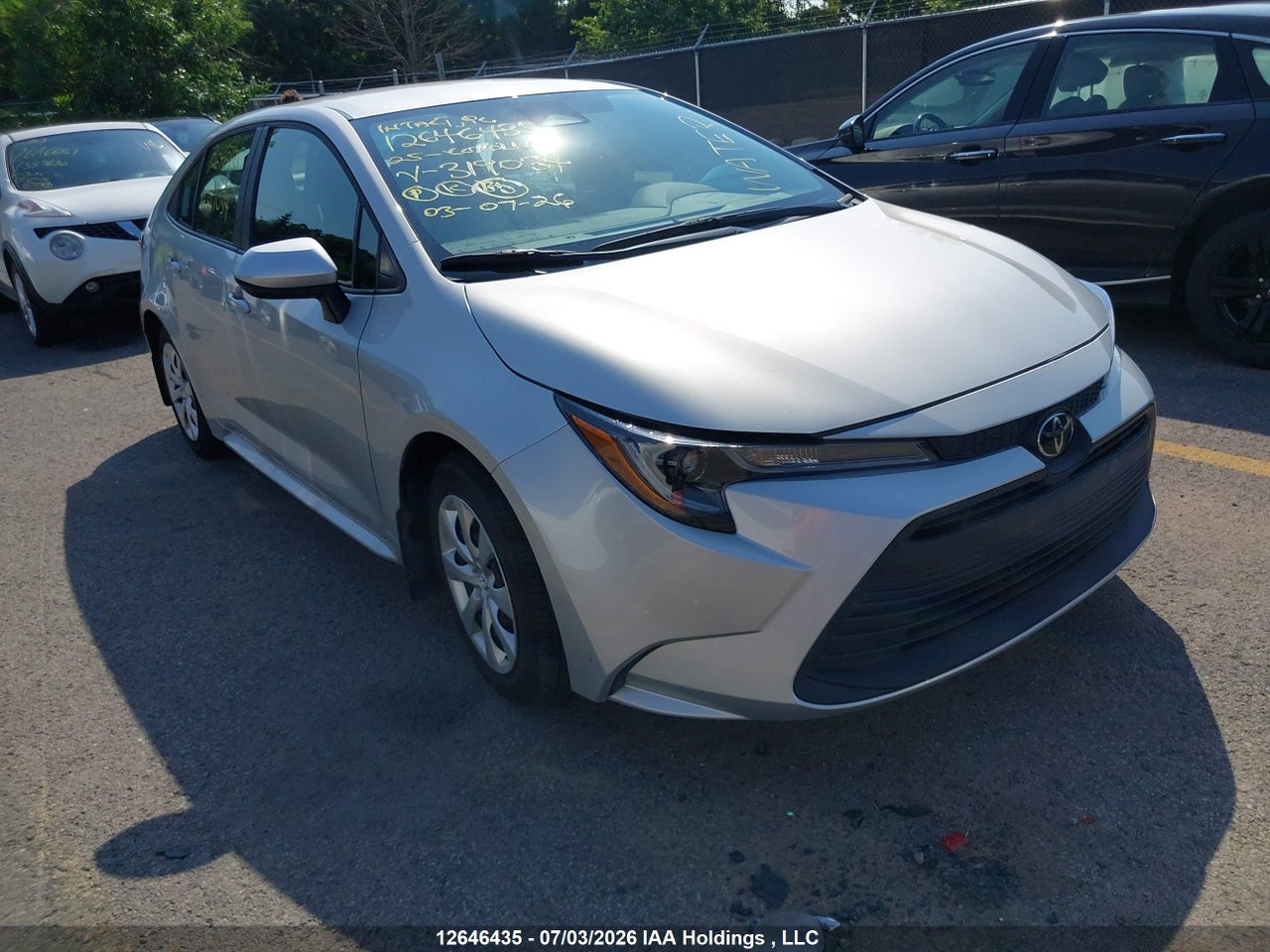 5YFB4MDE6SP319034 · 2025 TOYOTA COROLLA LE