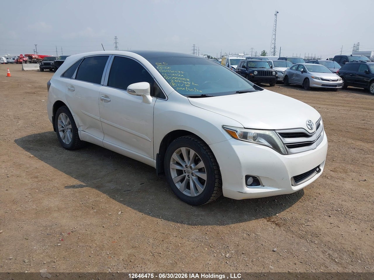 4T3BA3BB1EU055887 · 2014 TOYOTA VENZA