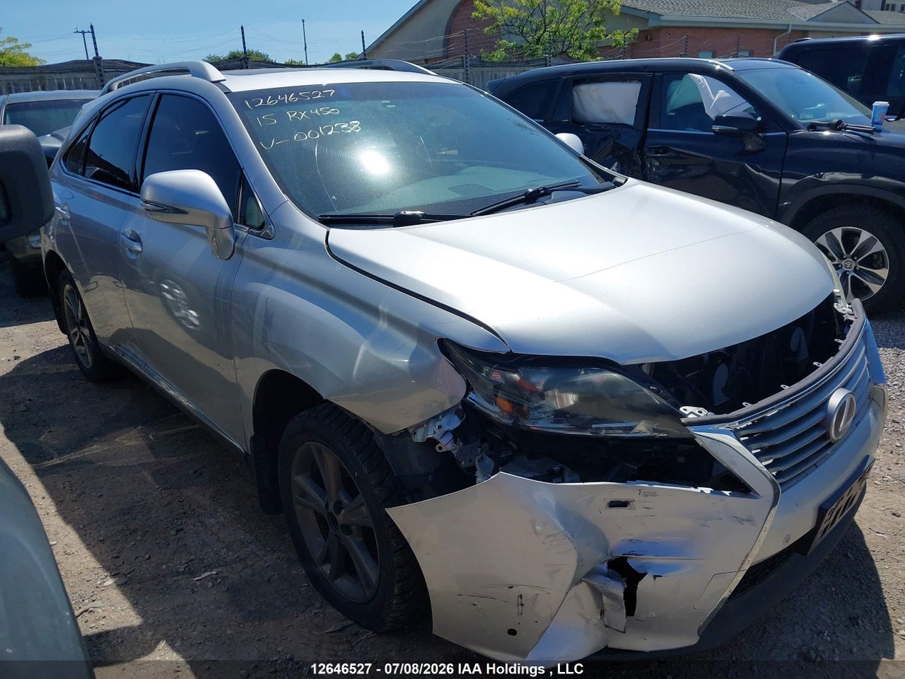 2T2BC1BA6FC001238 · 2015 LEXUS RX 450H