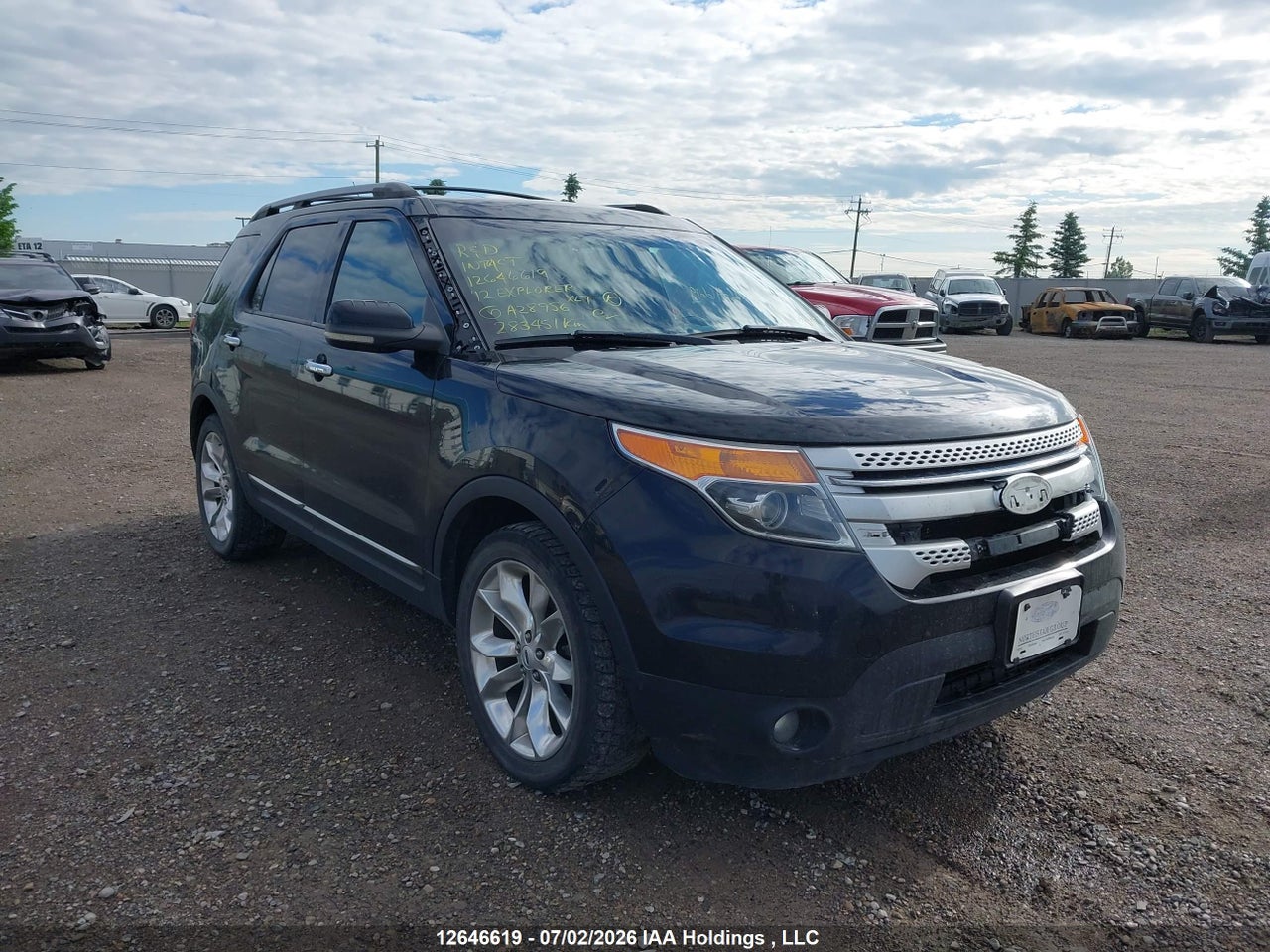 1FMHK7D87CGA28956 · 2012 FORD EXPLORER XLT