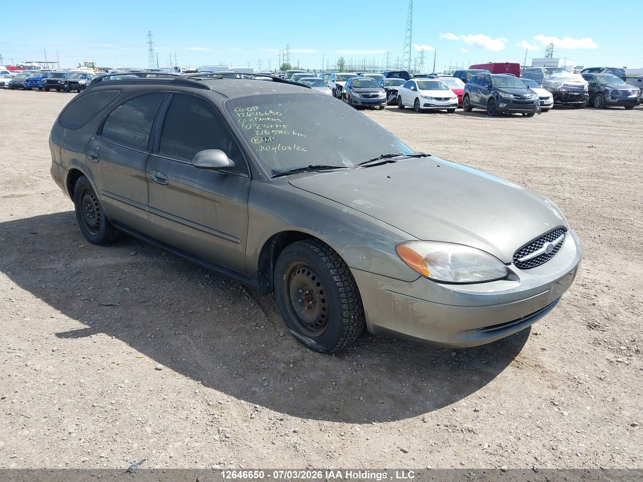 1FAFP58U61G237715 · 2001 FORD TAURUS SE