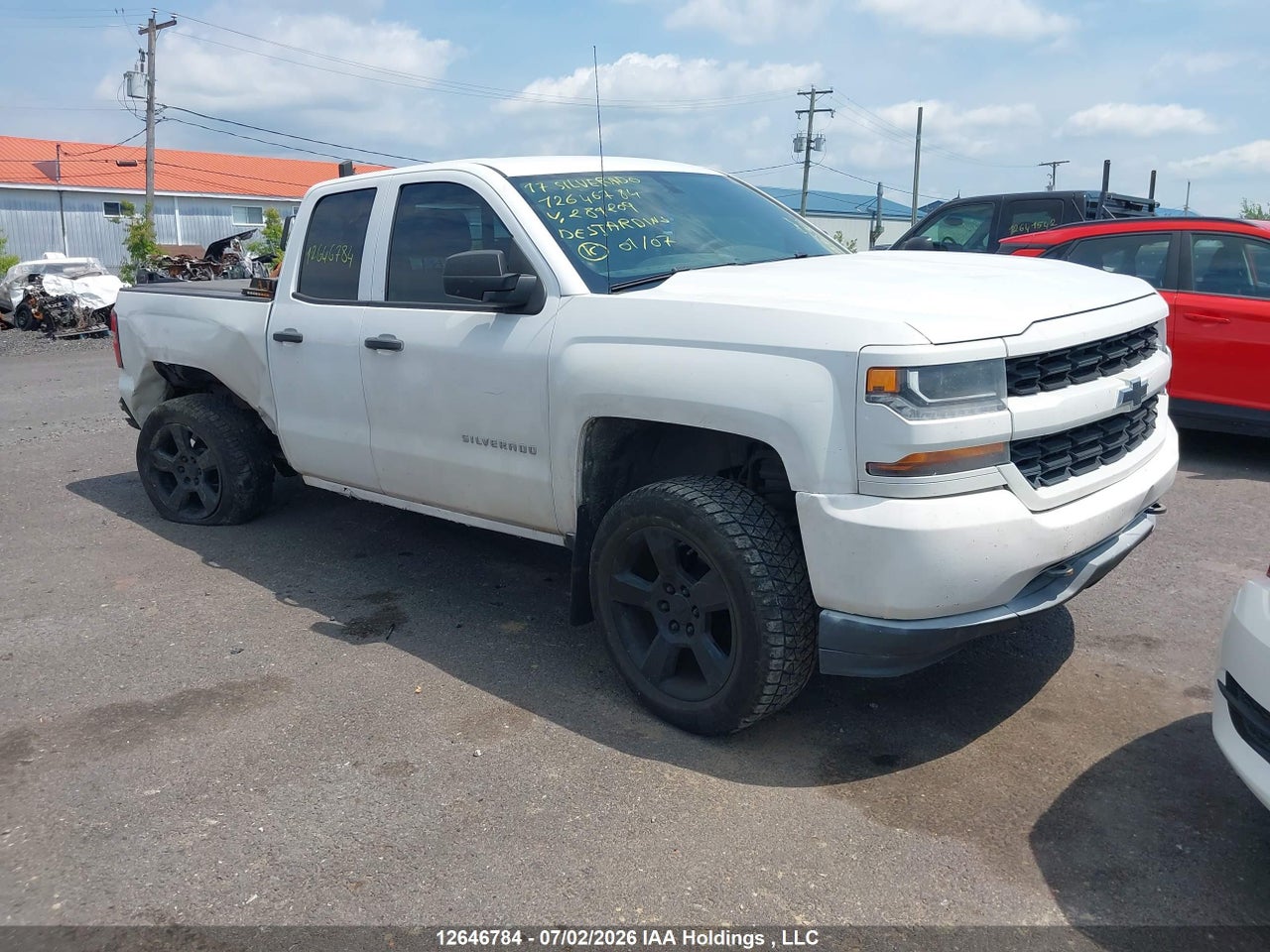 1GCVKPEH1HZ289209 · 2017 CHEVROLET SILVERADO 1500 CUSTOM · 1/12