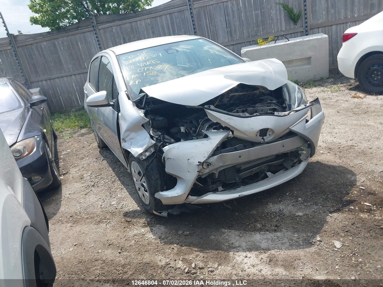 VNKKTUD32JA099094 · 2018 TOYOTA YARIS LE