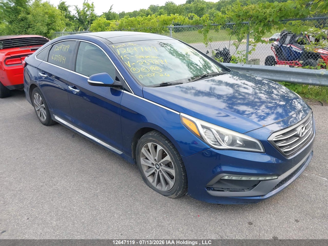 5NPE34AF7FH239841 · 2015 HYUNDAI SONATA SPORT TECH · 1/12