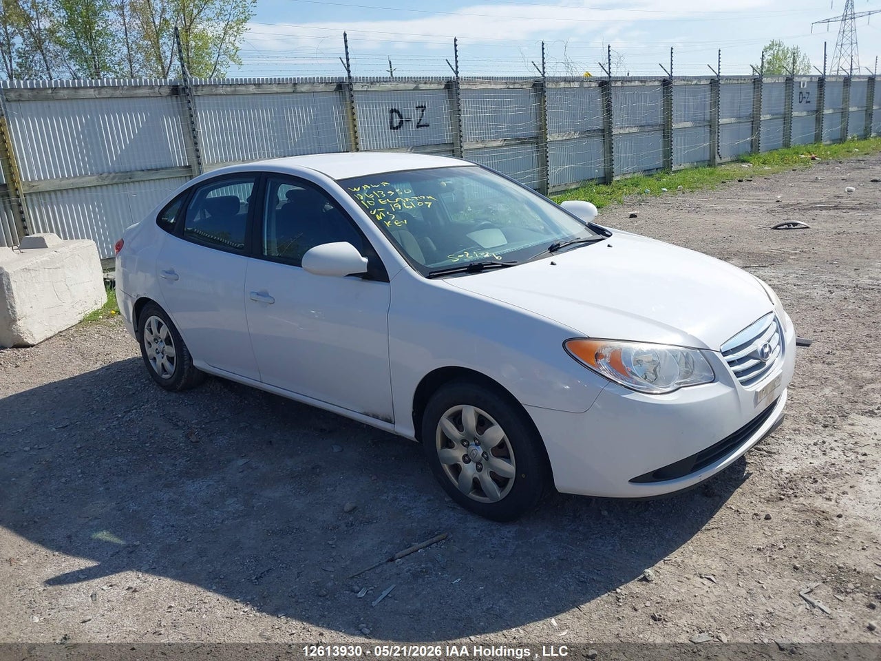KMHDU4BD8AU196109 · 2010 HYUNDAI ELANTRA GL