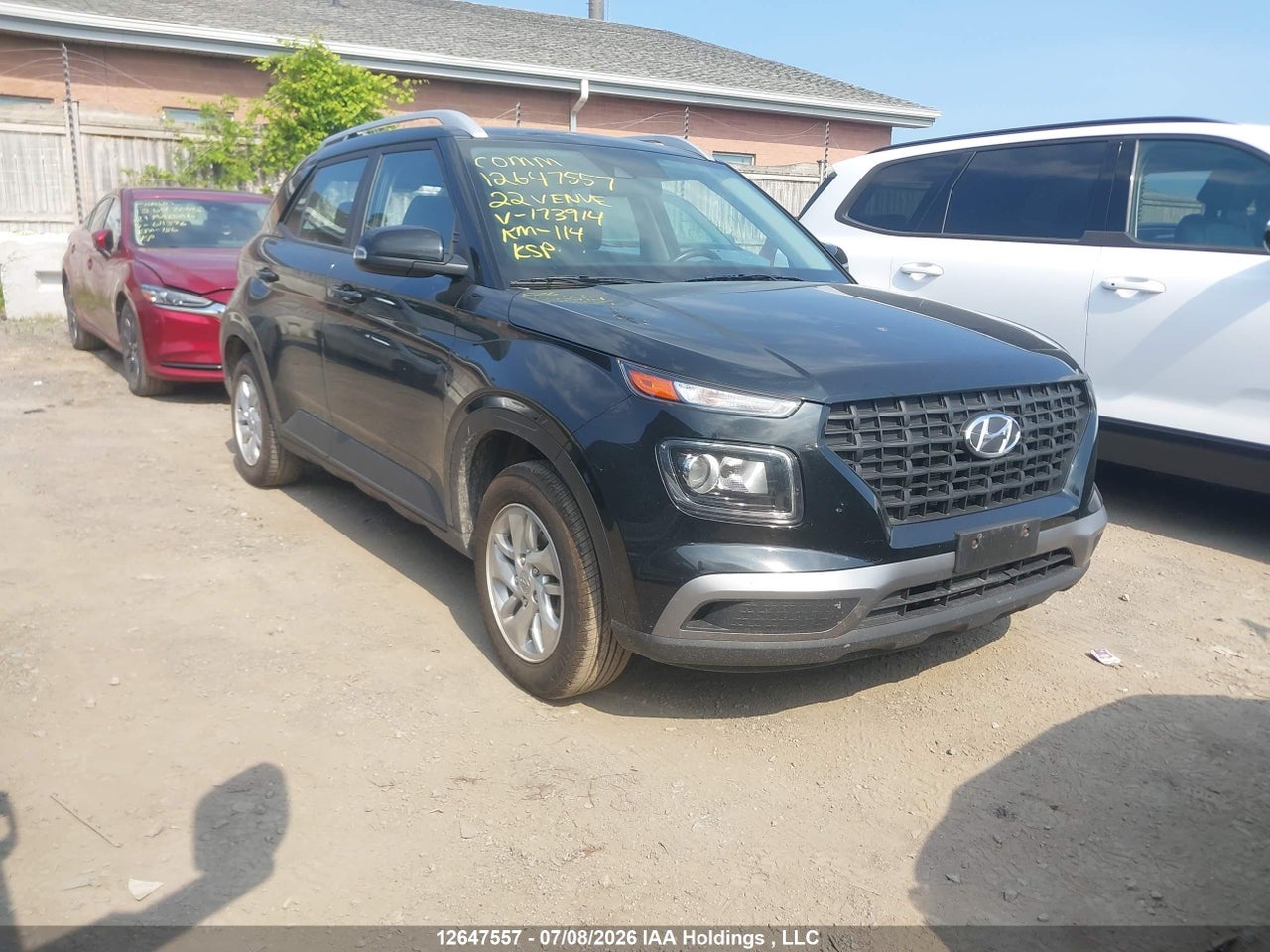 KMHRC8A38NU173914 · 2022 HYUNDAI VENUE SEL/LIMITED
