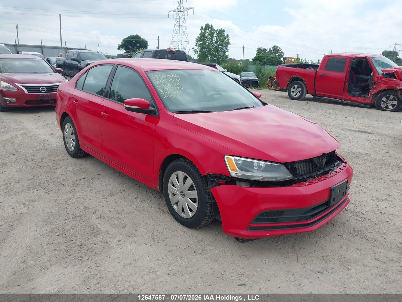 3VW1K7AJ8FM405007 · 2015 VOLKSWAGEN JETTA S