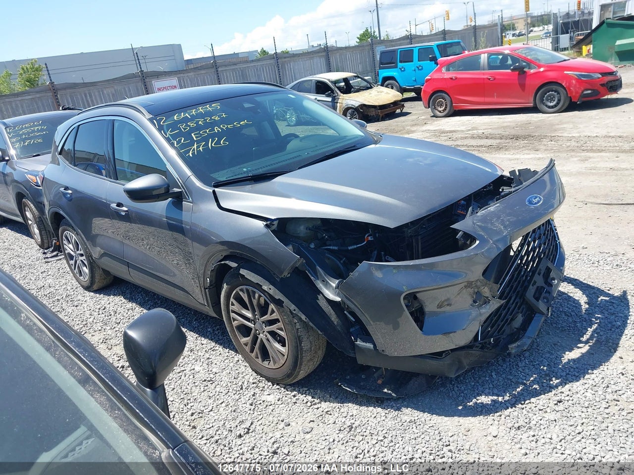 1FMCU0H65NUB87287 · 2022 FORD ESCAPE SEL · 1/12