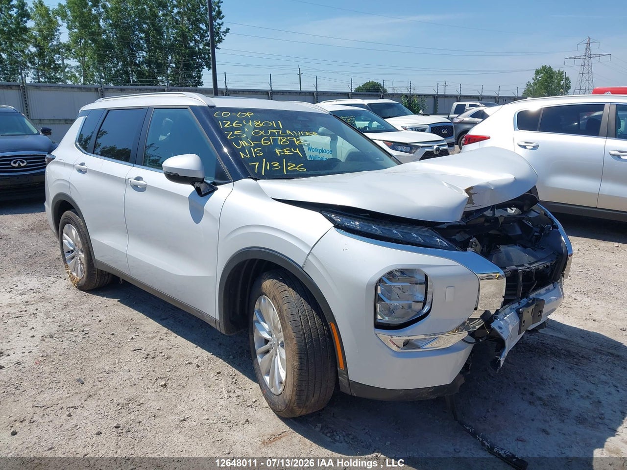 JA4J4VA88SZ617892 · 2025 MITSUBISHI OUTLANDER LE S-AWC/SE S-AWC/SEL S-AWC