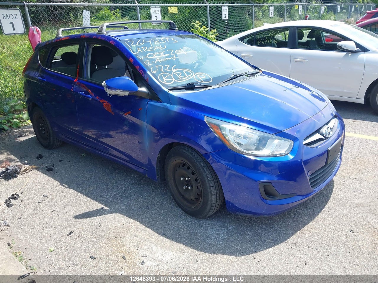 KMHCT5AEXCU006201 · 2012 HYUNDAI ACCENT GLS/GS