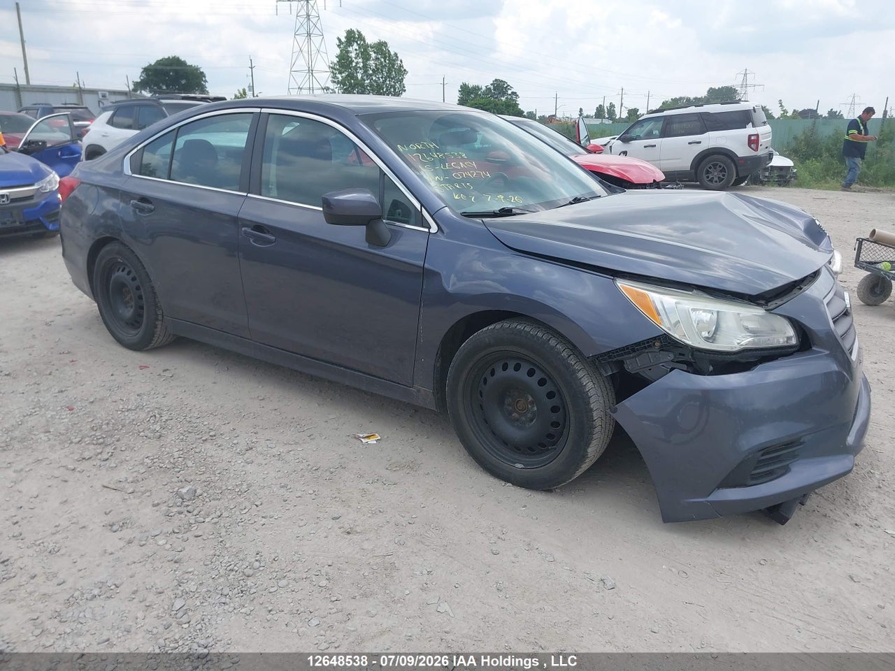4S3BNCA61F3074274 · 2015 SUBARU LEGACY 2.5I