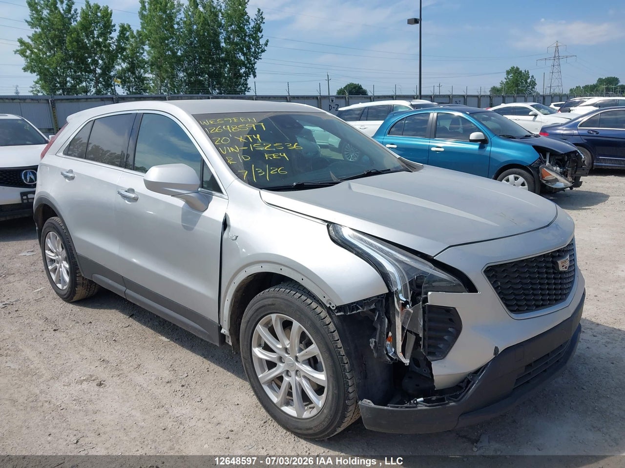 1GYFZBR42LF152536 · 2020 CADILLAC XT4
