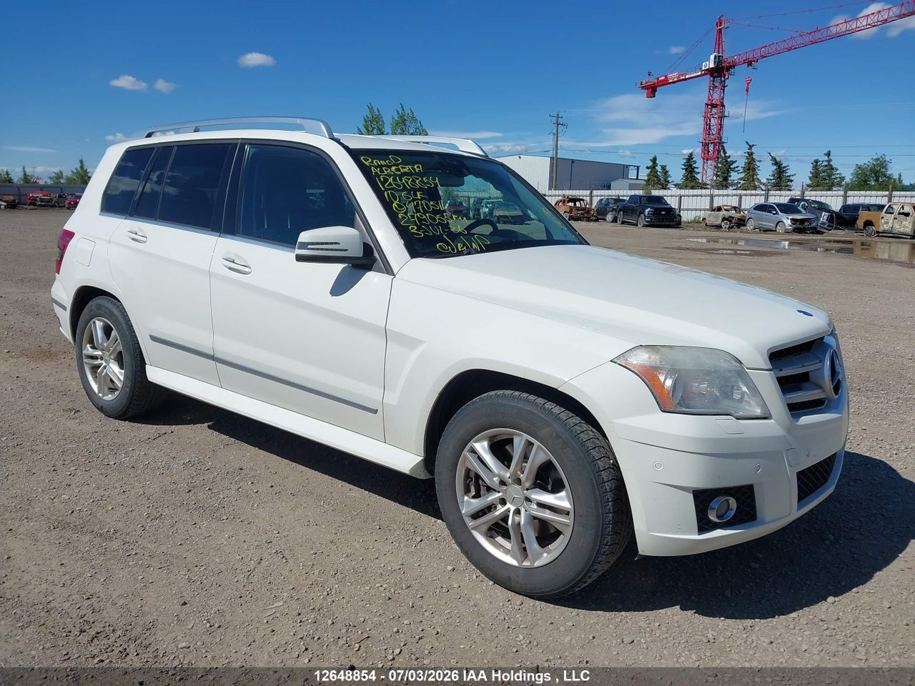 WDCGG8HB6AF470511 · 2010 MERCEDES BENZ GLK 350 4MATIC