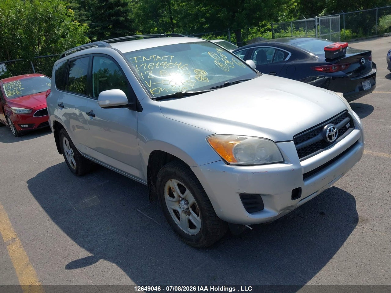 2T3BK4DV2CW066291 · 2012 TOYOTA RAV4 BASE V6 · 1/12