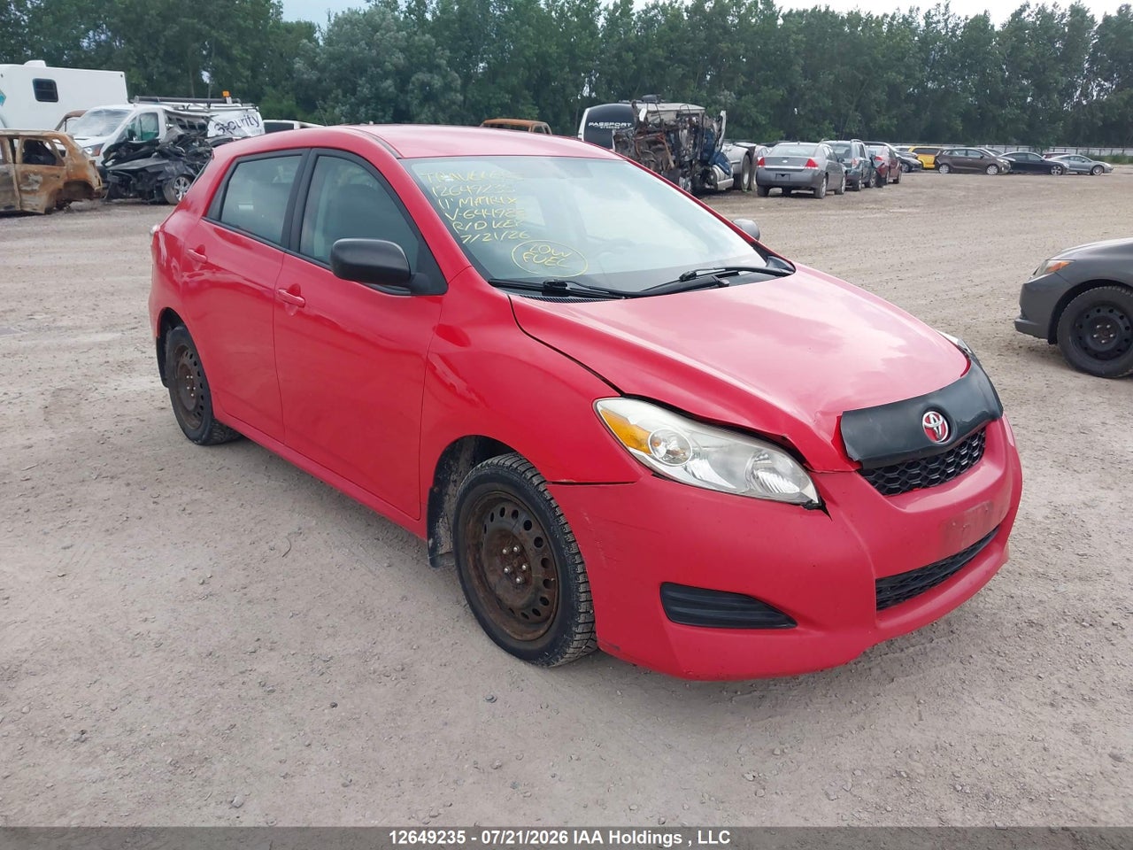 2T1KU4EE5BC644983 · 2011 TOYOTA MATRIX