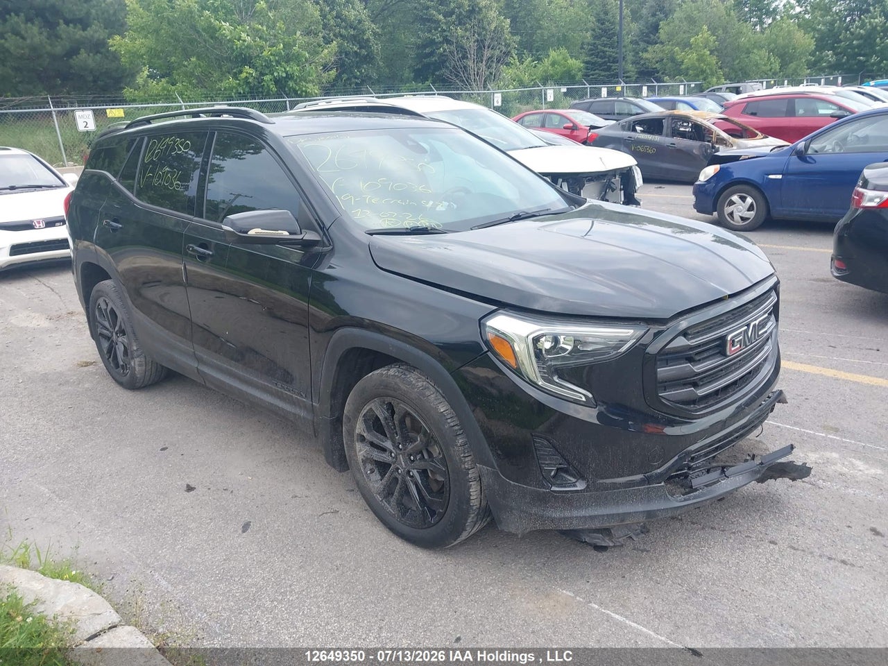 3GKALVEX4KL109036 · 2019 GMC TERRAIN SLT
