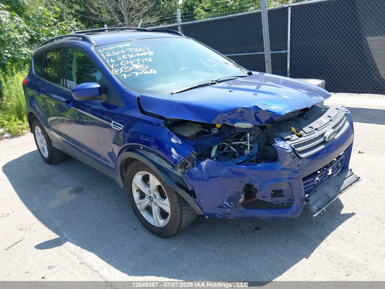 1FMCU0GX7GUC47101 · 2016 FORD ESCAPE SE
