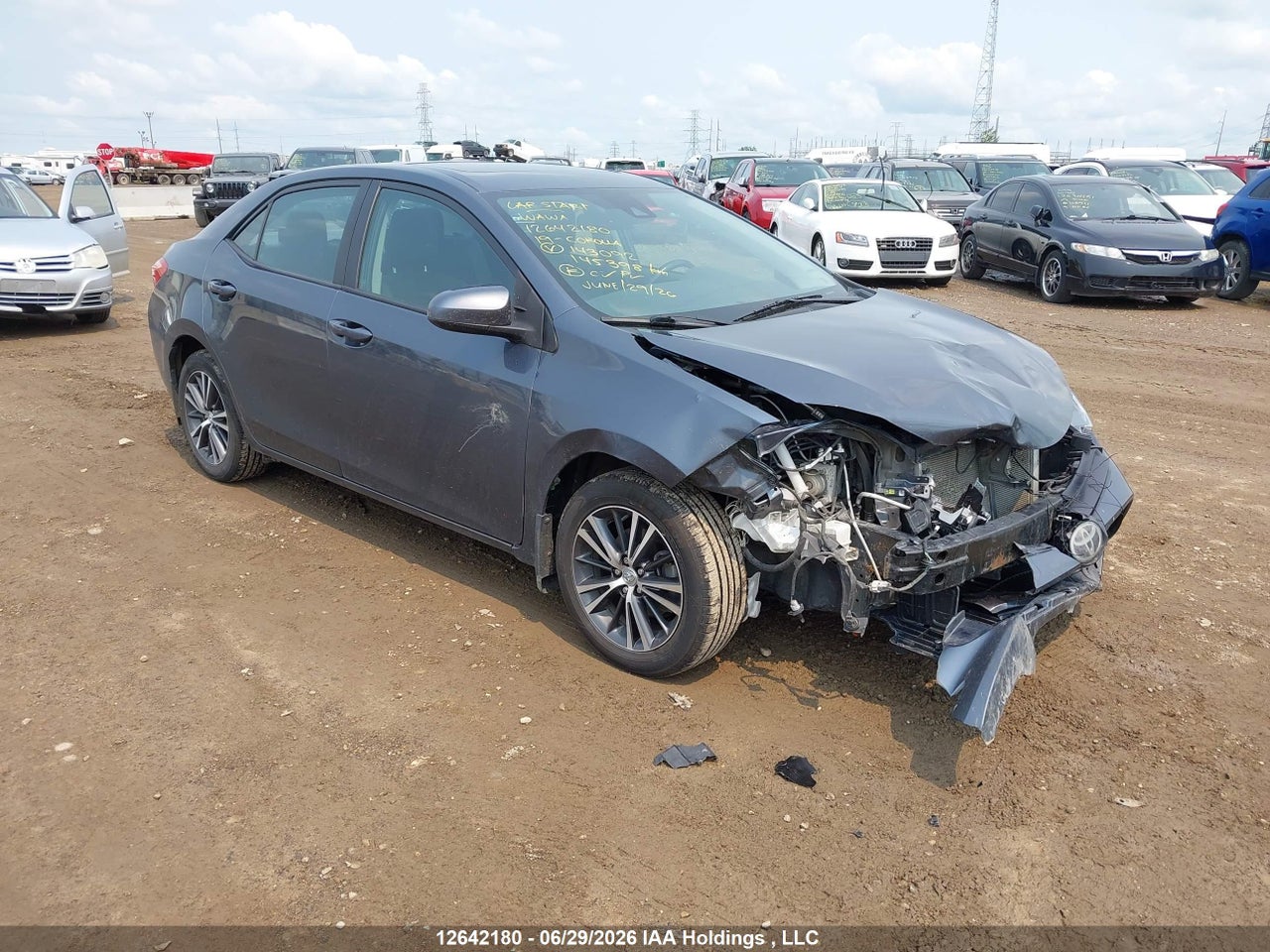 2T1BURHE6KC143092 · 2019 TOYOTA COROLLA LE · 1/12