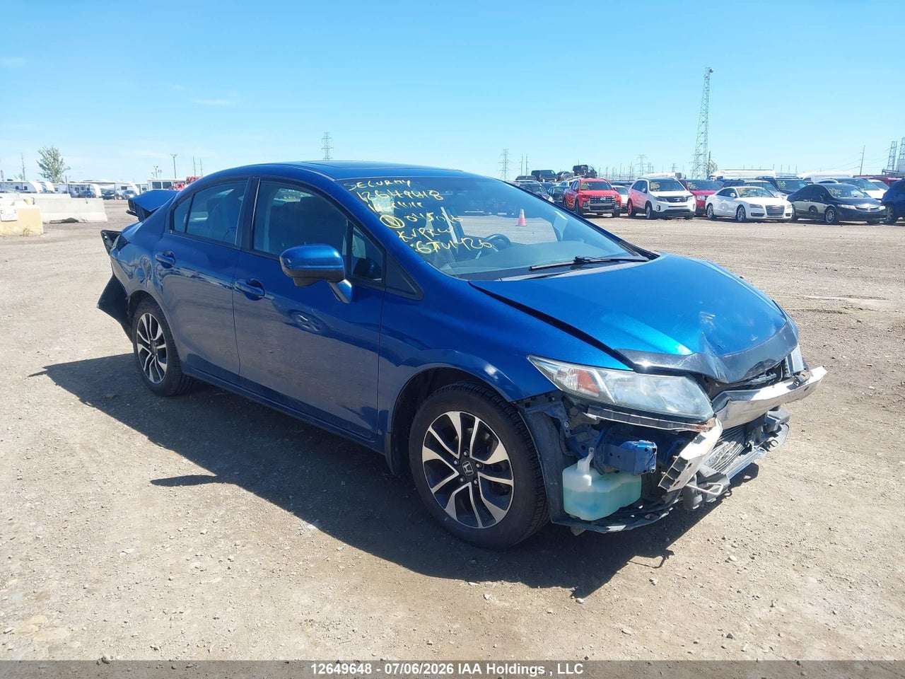2HGFB2E56EH045016 · 2014 HONDA CIVIC EX 4DR