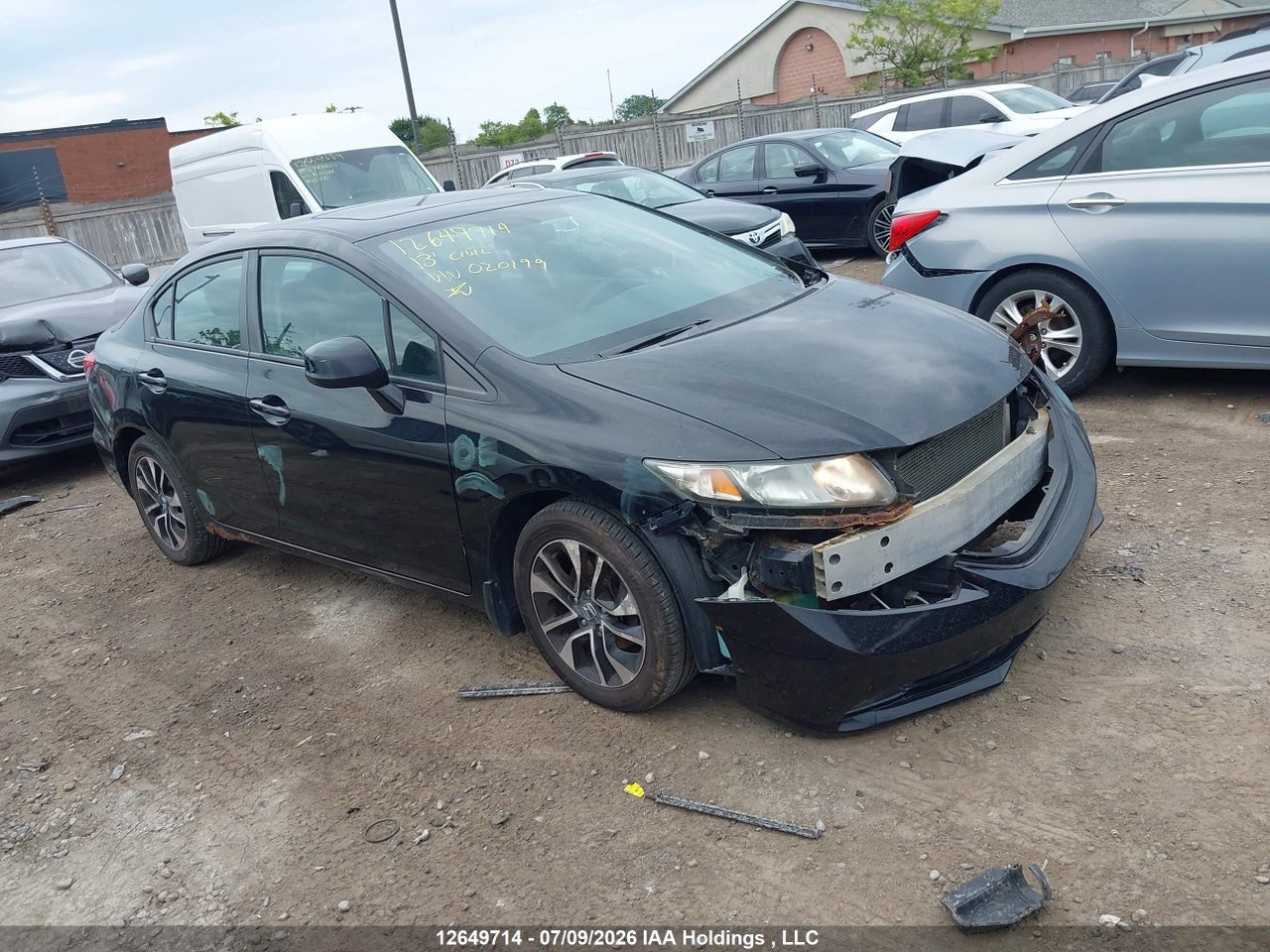 2HGFB2E55DH020199 · 2013 HONDA CIVIC · 1/12