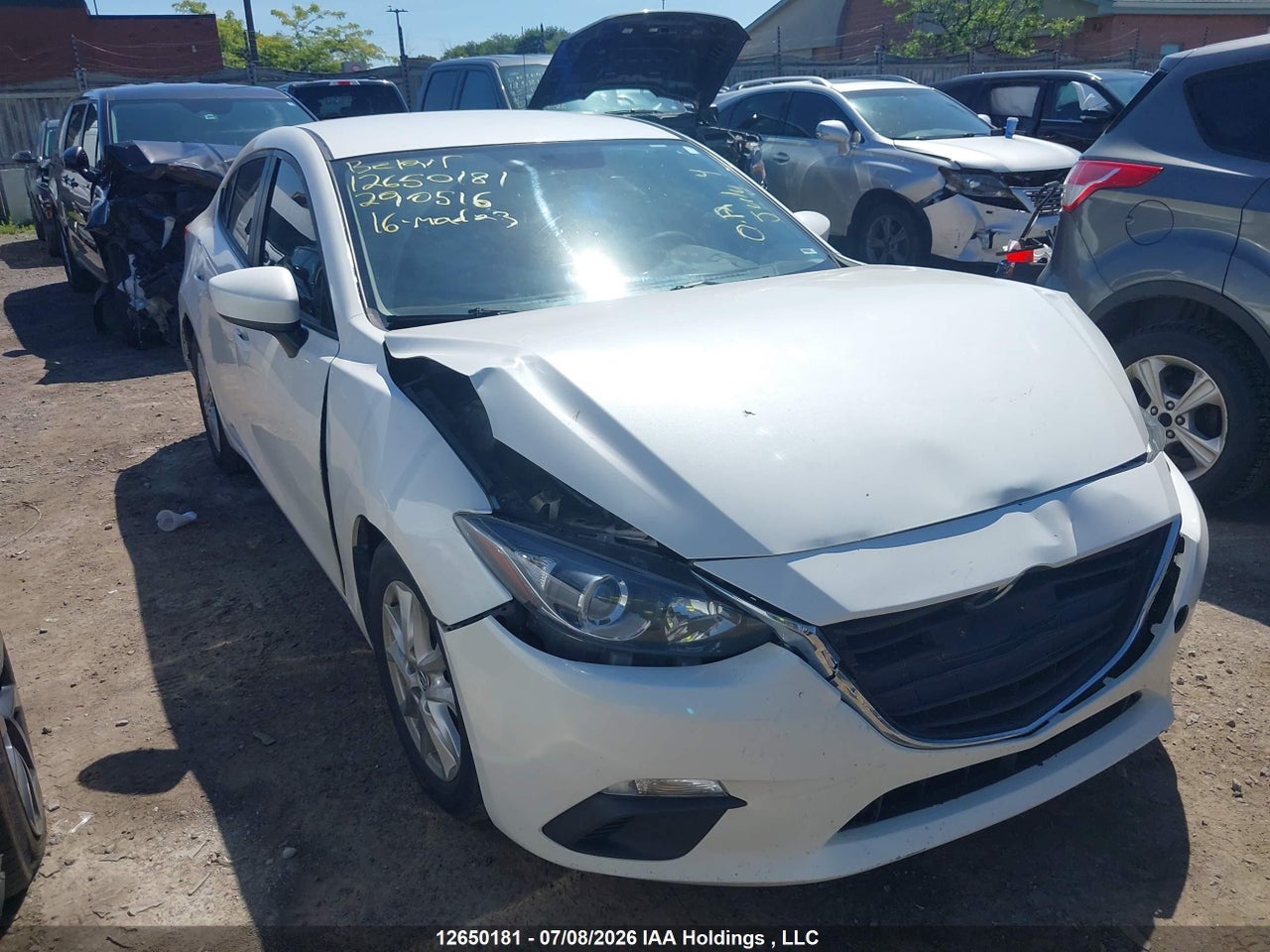 3MZBM1U74GM290516 · 2016 MAZDA MAZDA3